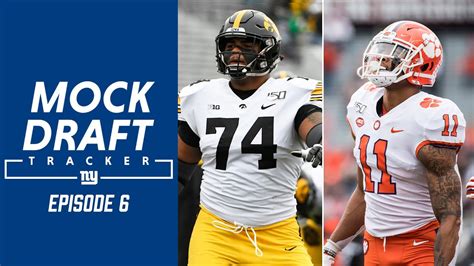 Giants Mock Draft Tracker 6 0 Post Combine Expert Predictions