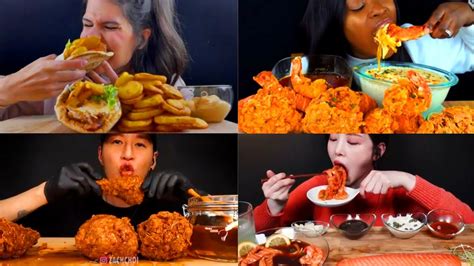 Asmr Best Eating Mukbang Video Compilations Spicy Eating Mukbang