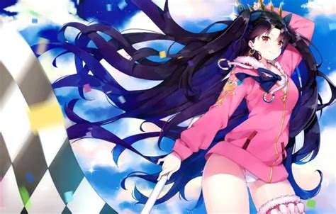 Wallpaper Girl Sexy Lingerie Panties Thighhighs Long Hair Anime Beautiful For Mobile And