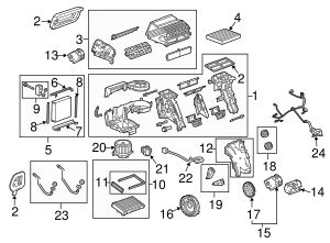 Gm Heater And Air Conditioning Evaporator Case Gm