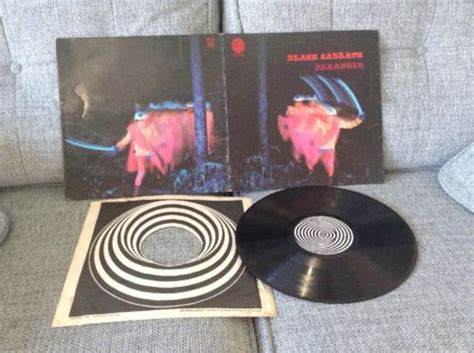 Popsike Black Sabbath Paranoid Vertigo Swirl UK LP 1970 Prog Rare