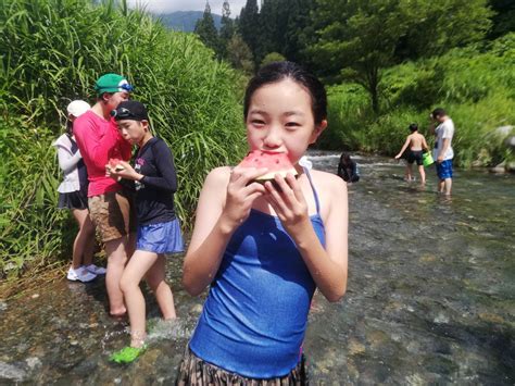 「コシヒカリの郷」子ども自然体験村IN南魚沼: 川遊び！