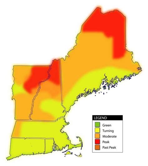 Fall Foliage Prediction Map 2025 New England Jenda Kristan