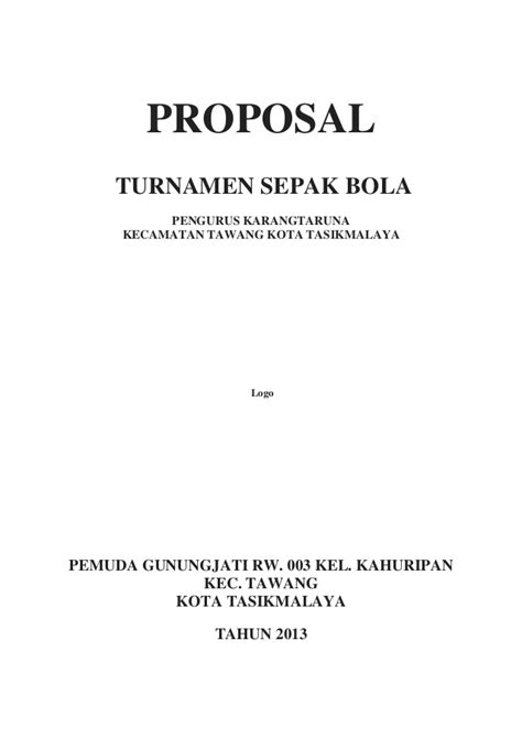 Cara Buat Proposal Sponsor Coretan