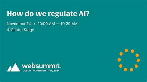 How Do We Regulate Ai Web Summit