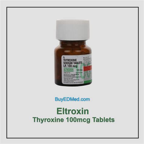 Thyroxine Mcg Eltroxin Tablets Buyedmed Online Pharmacy Save