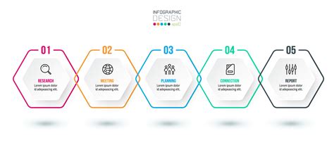 Timeline chart business infographic template. 25850187 Vector Art at ...