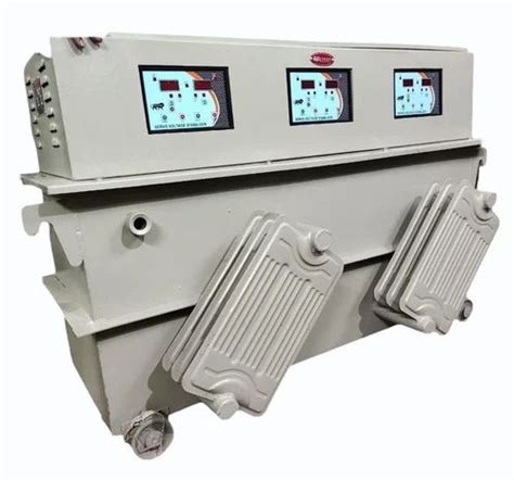 Single Phase Kva Unbalanced Bypass Servo Voltage Stabilizer For