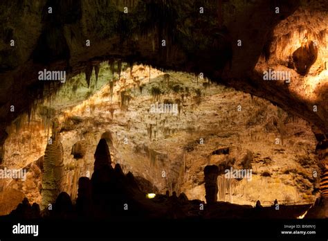 Carlsbad Cave Carlsbad Caverns National Park New Mexico Usa Stock