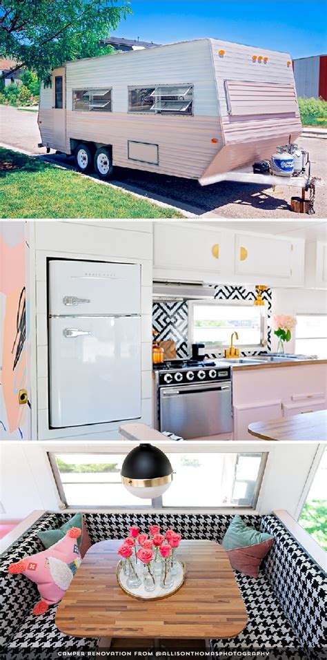 Vintage camper renovation from @allisonthomasphotography