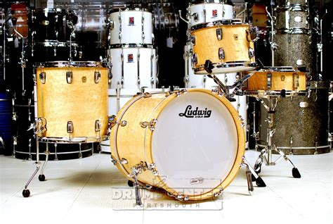 Ludwig Legacy 4pc Jazz Drum Set Birdseye Maple Catalog Kit Drum