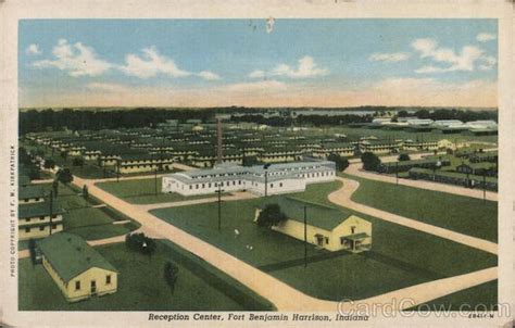 Reception Center - Fort Benjamin Harrison, IN Postcard