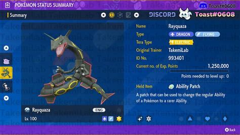 Shiny Rayquaza Iv Rare Exclusive Pokemon Scarlet Violet Etsy