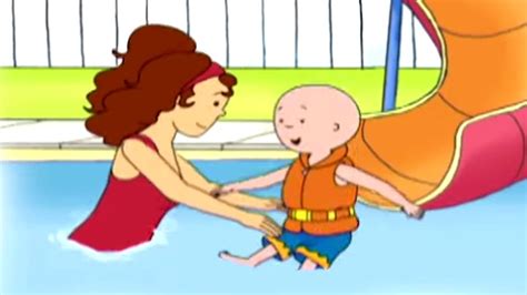 Caillou Et La Piscine Caillou En Français Youtube