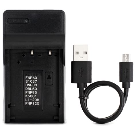 Norifon USB Charger DB L50 For Sanyo Xacti Cameras 4 2V 0 6A Charger