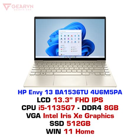 Laptop Hp Envy Ba Tu U M Pa Ch Nh H Ng Gi R Gearvn