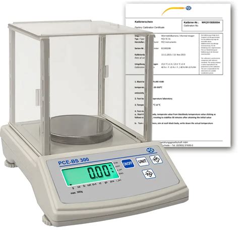 Benchtop Scale PCE BS 300 ICA Incl ISO Calibration Certificate PCE