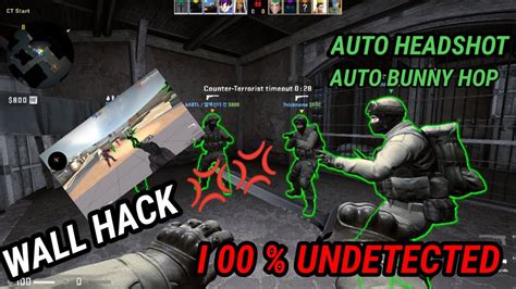 CSGO WALL HACK AUTO HEAD SHOT AUTO BUNNY HOP 100 UNDETECTED