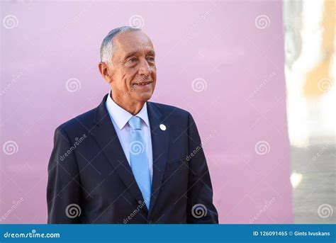 Marcelo Rebelo De Sousa President Of Portugal Editorial Image Image