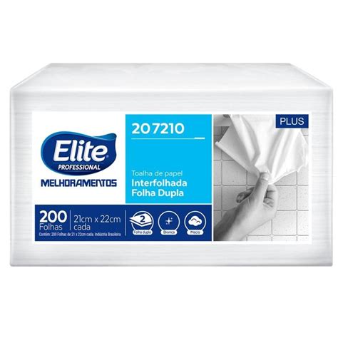 Papel Higienico Interfolhado Folha Dupla Elite Excellence 3 000