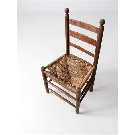 Antique Mexicana Rush Seat Chair Chairish