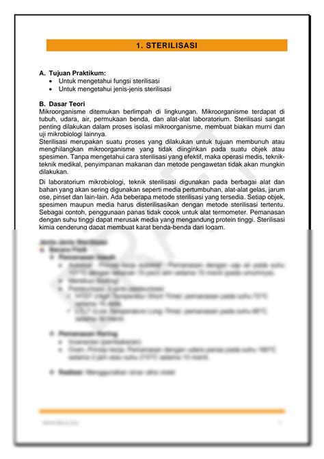 Solution Panduan Praktikum Mikrobiologi Studypool