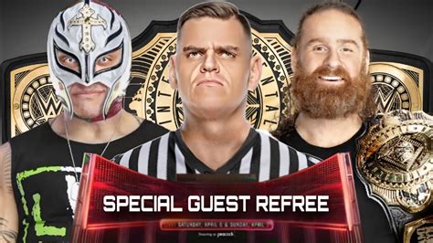 WWE 2K24 Special Guest Referee Match Rey Mysterio VS Sami Zayn