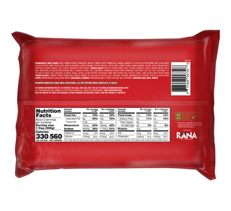 Giovanni Rana Lasagna Meat Premium Prepared Entre Tray Single Serving