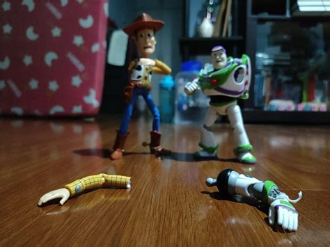 Woody and Buzz's arm. : r/toystory