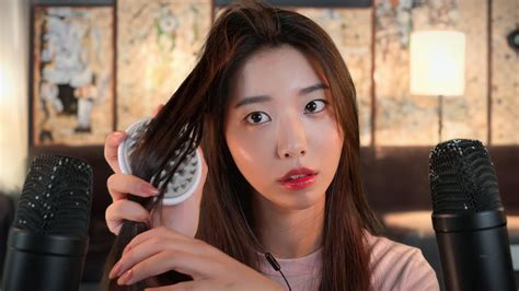 Asmr 두피마사지와 머리 빗질 Asmr Membership Only Scalp Massage And Brushing And Touching Hair Youtube