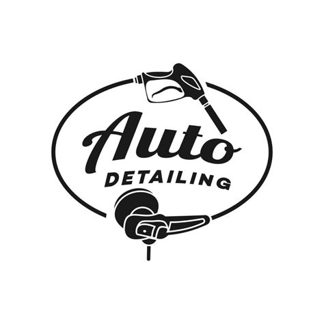 Logo Auto Detailing Wash Template Illustration 21595607 Vector Art At