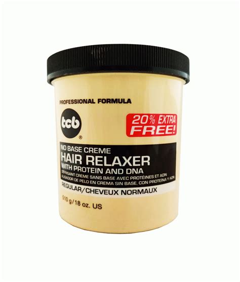 Tcb No Base Creme Hair Relaxer With Protein And Dna Regular 425 G
