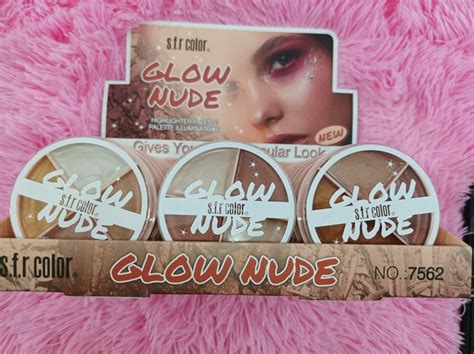 S F R COLOR GLOW NUDE HIGHLIGHTER PALETTE ILUMINADOR NUDE 7562