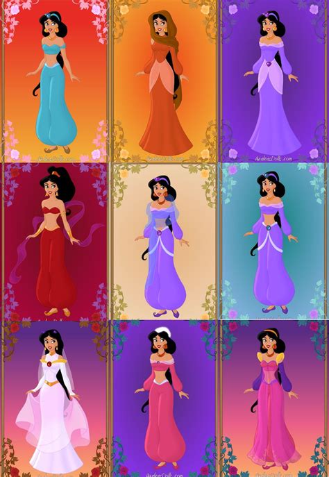 Princess Jasmine By Menolikee On Deviantart Disney Princess Dresses