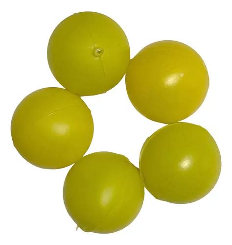 Pelota De Ping Pong Plumas E Penas Bolinha Color Amarillo Canario En