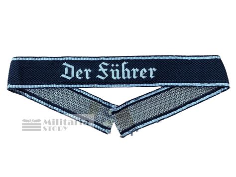 Waffen SS flatwire "Der Fuhrer" cuff title: German Insignia - Militaria ...