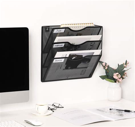 Snapklik Easypag Hanging Wall File Organizer Pocket Mesh Wall