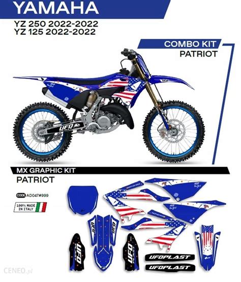 Cz Ci Motocyklowe Ufo Komplet Naklejek Yamaha Yz Patriot