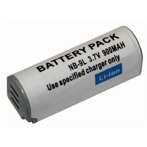 900mAh Batterie De Remplacement Pour Canon NB 9L Ruebatterie Fr