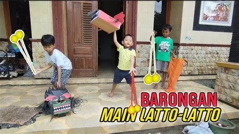 Barongan Kardus Main Latto Latto Barongan Buto Ijobarongan Bantengan