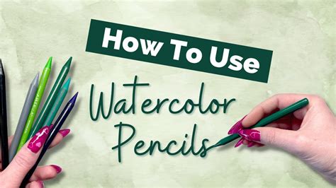 How To Use Watercolor Pencils Update How To For Beginners Youtube