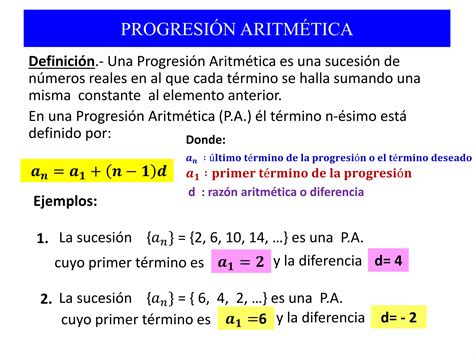 Sucesiones Y Progresiones Ppt