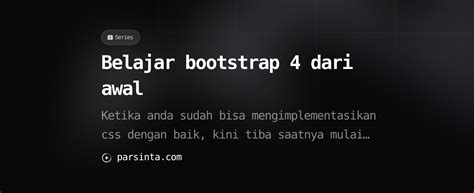 belajar bootstrap   awal