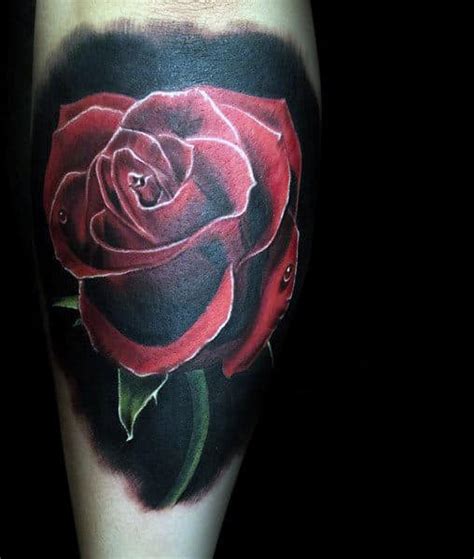 70 Red Ink Tattoo Designs For Men 2023 Inspiration Guide