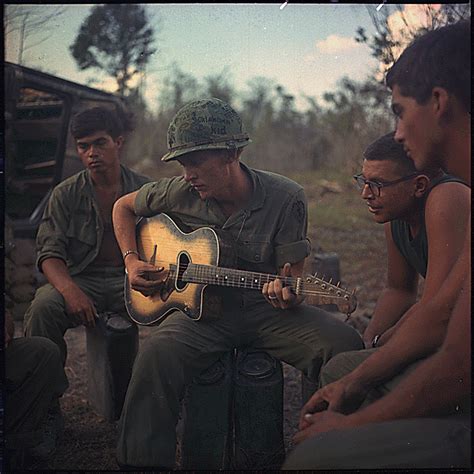 Operation Yellowstone Vietnam Following A Hard Day A Few Members Of