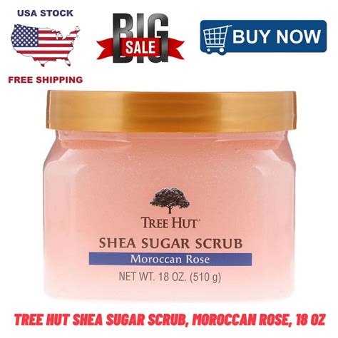 Buy Tree Hut Shea Sugar Scrub Moroccan Rose 18 Oz 510 G Amp Fast