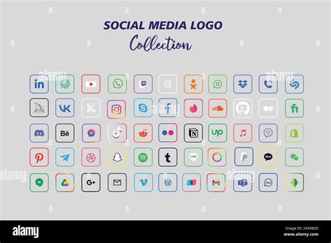 Facebook Instagram Logo Banque D Images Vectorielles Alamy