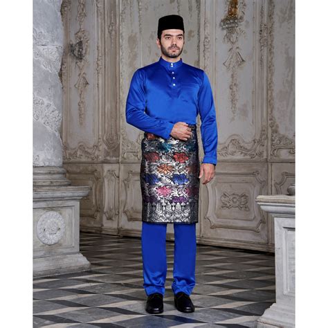 HOMBRE X LUVLA Baju Melayu Cekak Musang Baju Melayu Lelaki Dewasa