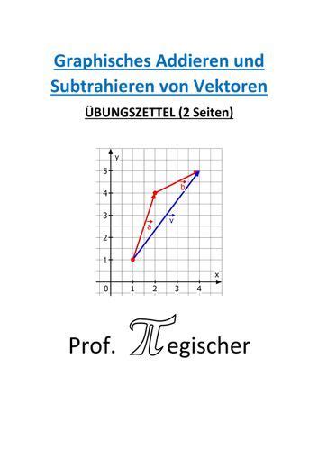 Übungszettel Graphisches Addieren und Subtrahieren von Vektoren im R²