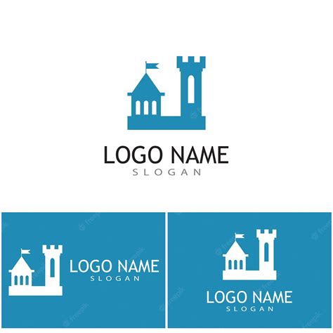 Premium Vector Castle Logo Template Vector Symbol Icon Design